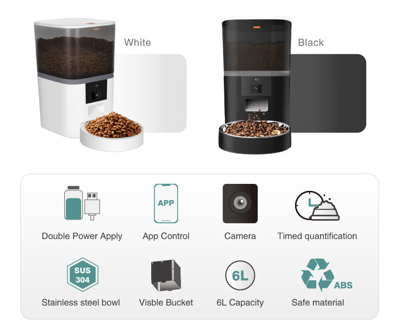 Adjustable Performance Pet Feeder With Video Camera