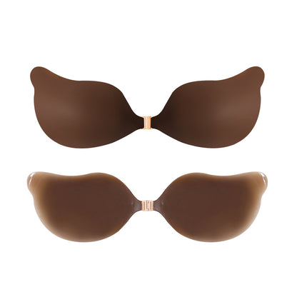 Cake New Design Invisible Silicone Bra Skin Cleavage Bra