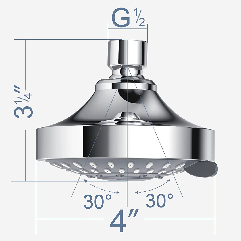 BuyMate™ Luxury 5-Mode Filtered  High-Pressure Shower Head